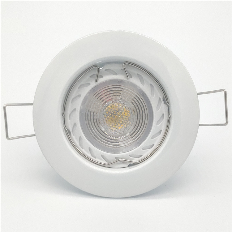 Indoor Small Gu10 Mr16 Halogen Die Casting aluminum Housing Recessed Downlight fxiture led spotlight mr16 12v  gu10 holder