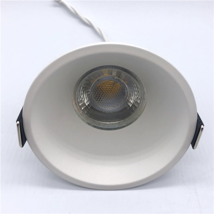 Round shape 7w ceiling housing downlight led ceiling spot downlight fixture