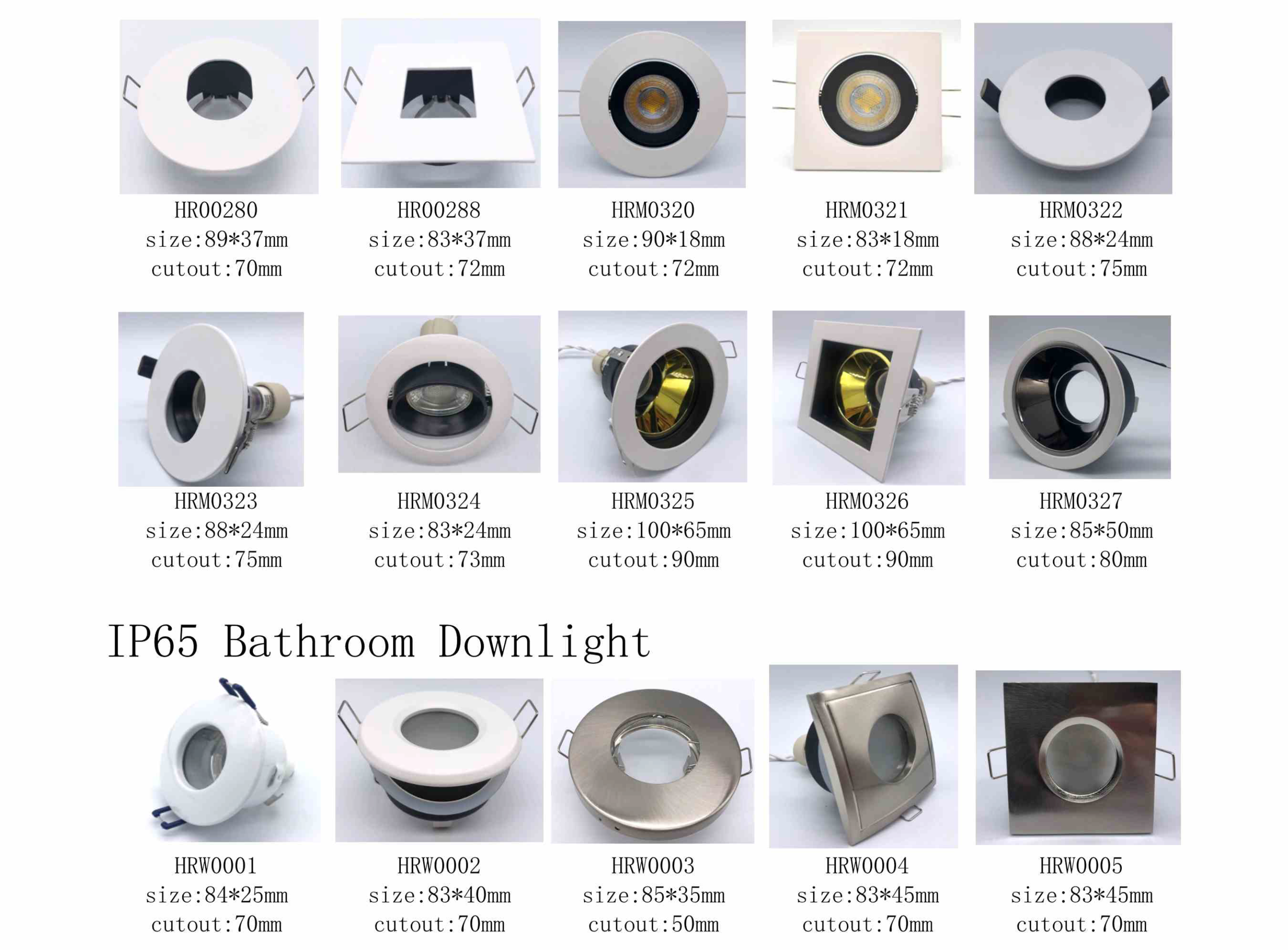 China focos 24v led lights anti glare downlight square mr16 recessed downlight