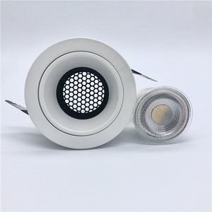 Replacement MR16 GU10 Module design 5W 7W 8W 10W 12W anti glare tiltable cob led downlight