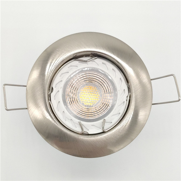 Indoor Small Gu10 Mr16 Halogen Die Casting aluminum Housing Recessed Downlight fxiture led spotlight mr16 12v  gu10 holder