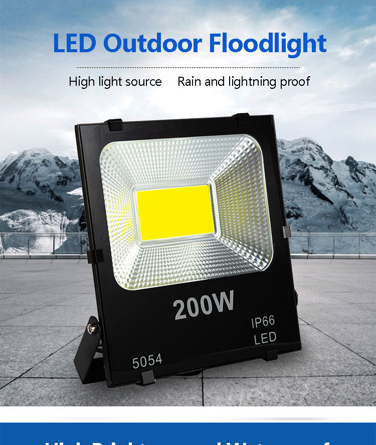 Good Price Customized Outdoor Waterproof Ip65 Lighting 50w 100w 150w 200w 250w 300w 400w 500w 600w Led Projector Flood Light