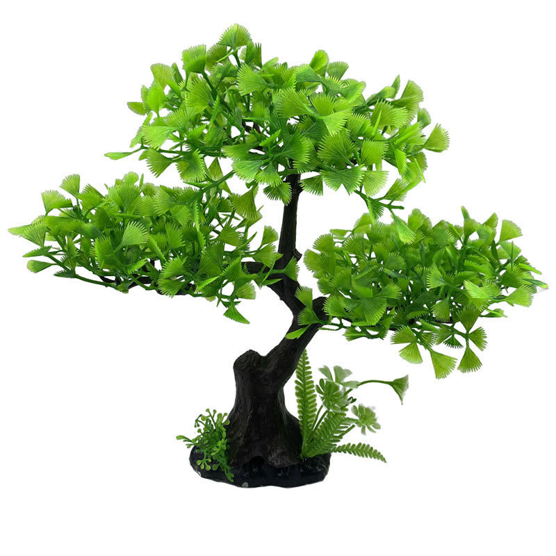 Aquarium Plastic Plant Ornaments Home Decoration Aquarium Fish Tank Height 24cm Tree Ornament Plants