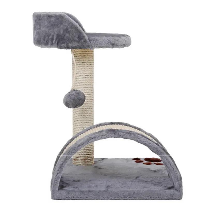 Cat Tower with Scratching Post Hammock Toys Stable Cat Tree for Kittens Adult Cats