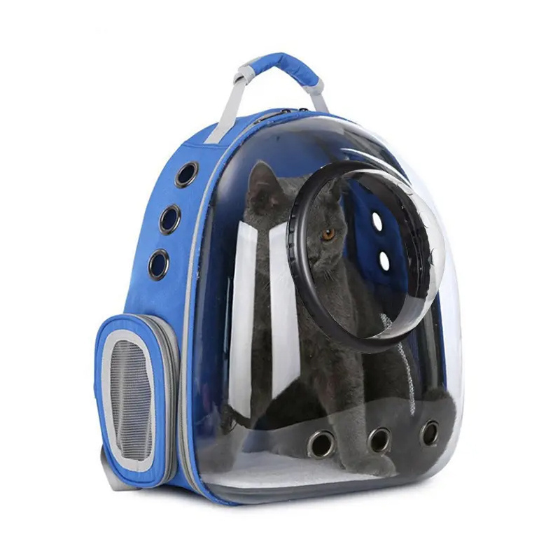 Outdoor Traveling Expandable Cat Backpack Carrier Bubble Bag Space Capsule Pet Carrier For Large Cat And Small Dogs