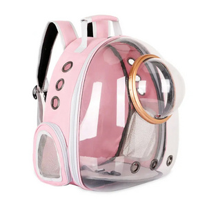 Outdoor Traveling Expandable Cat Backpack Carrier Bubble Bag Space Capsule Pet Carrier For Large Cat And Small Dogs