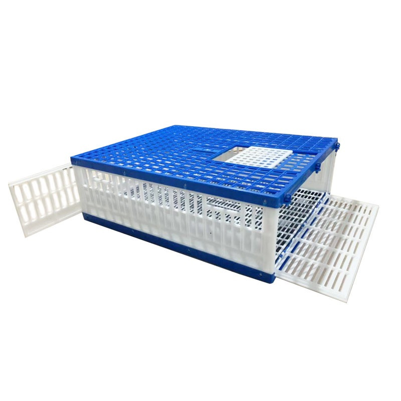 Birds Carrier Crate Three Doors Pigeon Cage Foldable Plastic Transportation cage For Pigeon Bird Breeding Cage