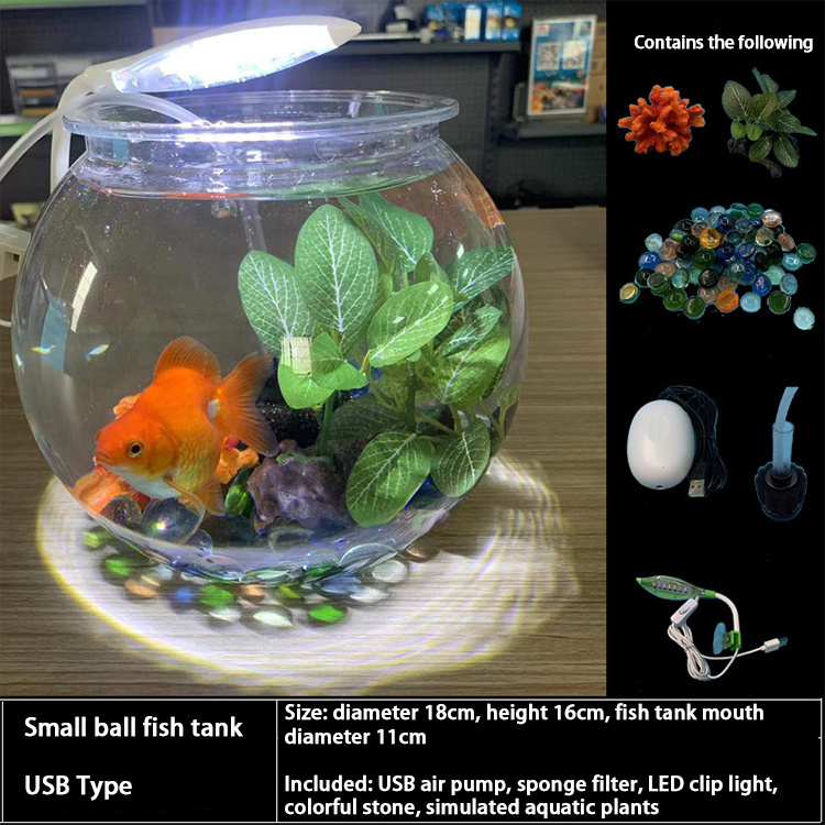 PET Shatterproof Round Shape Extra Large Plastic Fish Bowl