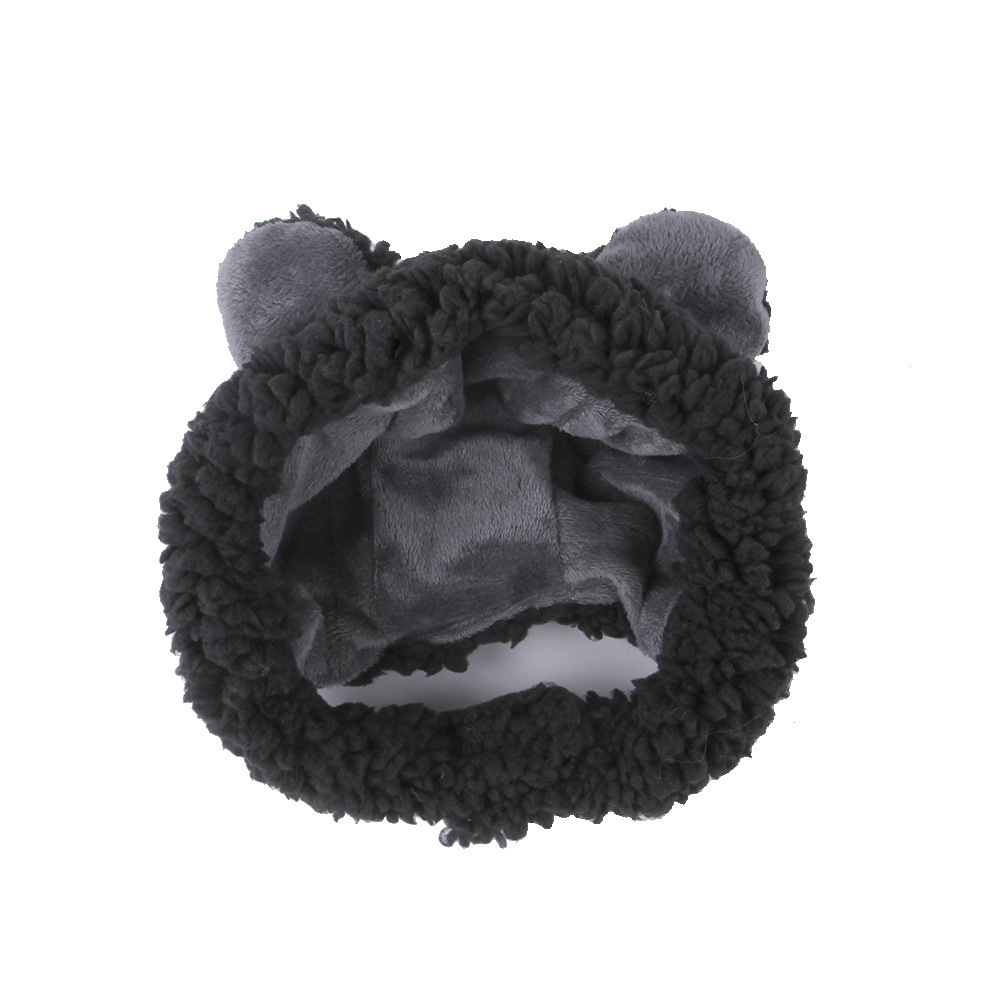 Cute Little Bear Autumn Winter pet Warm Soft Luxury Pet Clothing Warm Hat Dog Clothing Accessories Pet Dog cat Hat