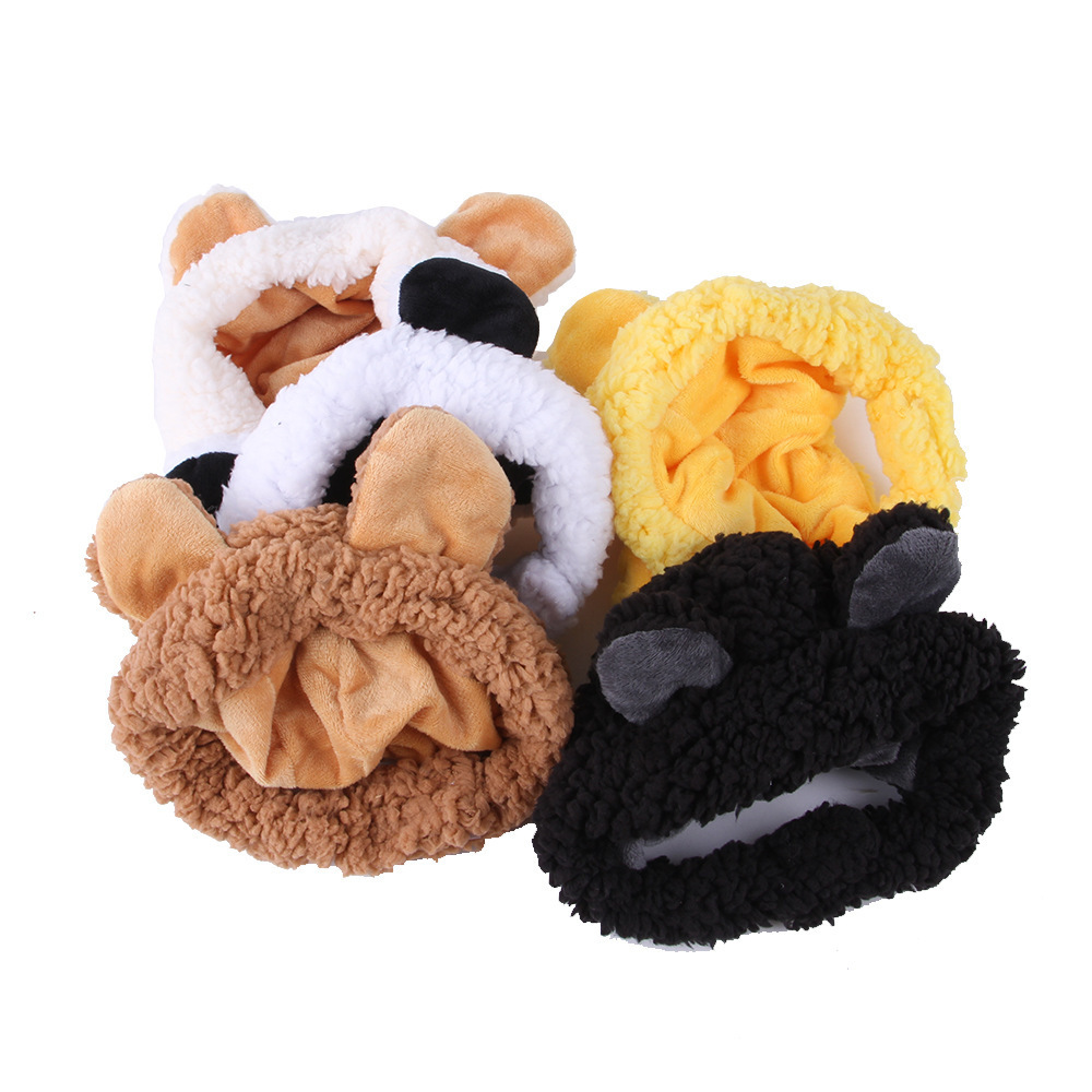 Cute Little Bear Autumn Winter pet Warm Soft Luxury Pet Clothing Warm Hat Dog Clothing Accessories Pet Dog cat Hat