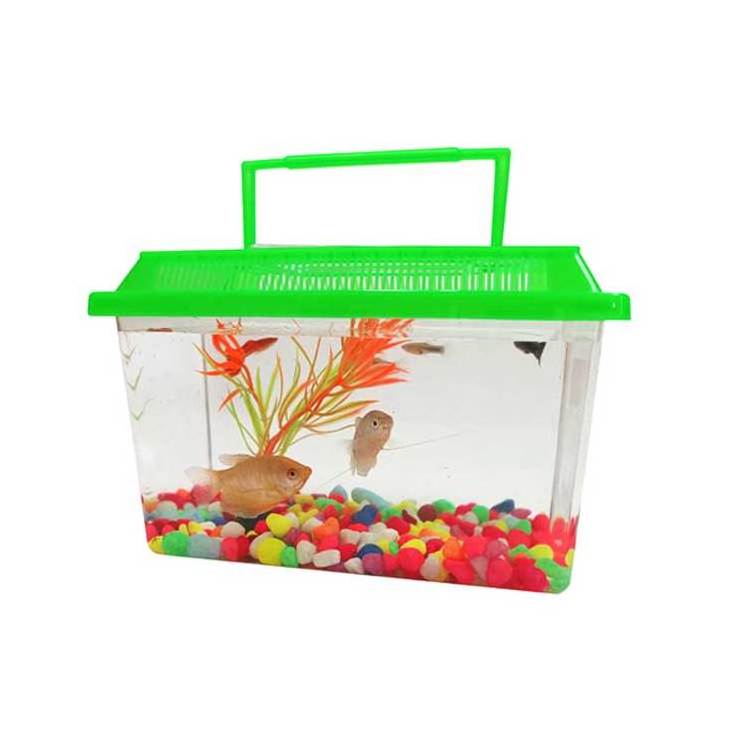 Held-hand Portable Wholesale Plastic Horizontal Reptile Terrarium Tank for Hamster