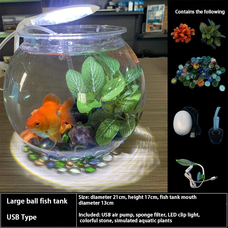 PET Shatterproof Round Shape Extra Large Plastic Fish Bowl