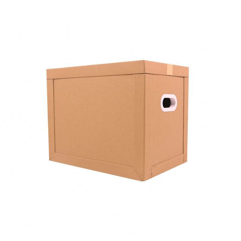 Customized heavy duty corrugated honeycomb paper cardboard carton packing box with pallet