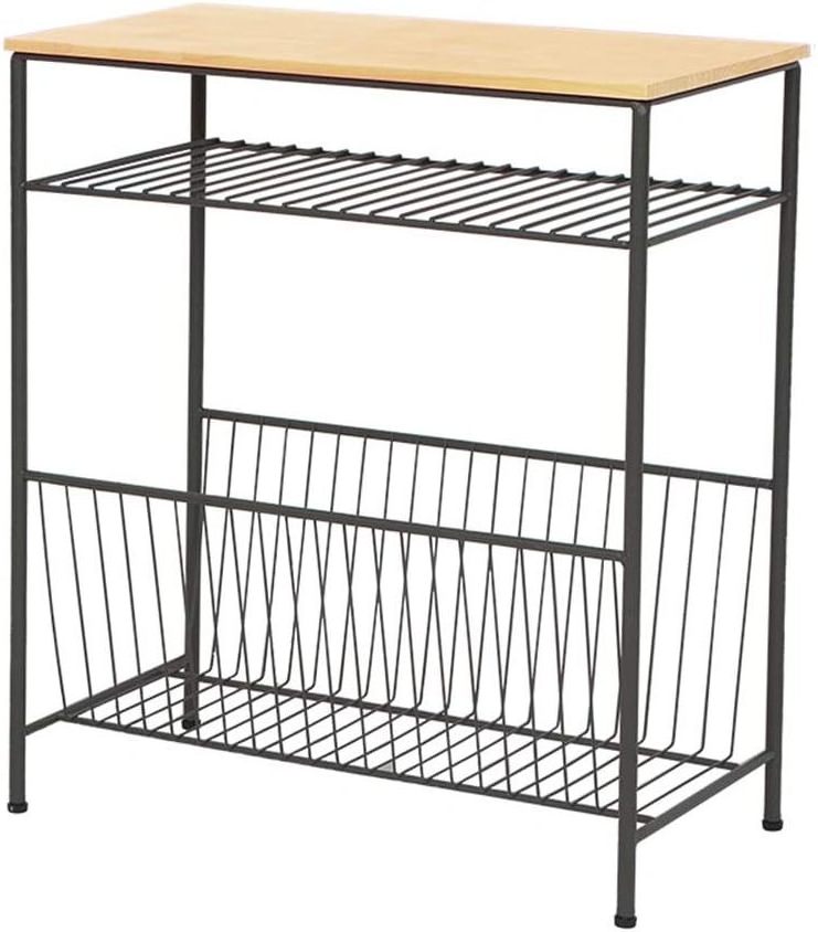 Nordic Narrow Bedside Table Wrought Iron Strip  Mini Side Table Coffee Table Shelf