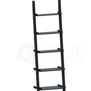 High Quality Wall Stand White Ladder Shelving Unit 5 Tier Display Stand Book Shelf Wall Rack Storage