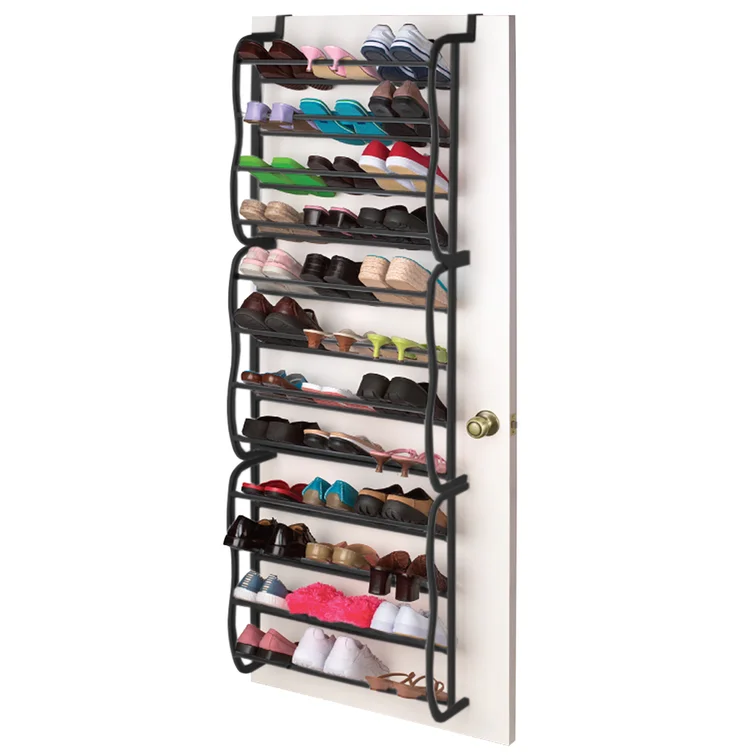 Metal Shoe Hanger Single Shoe Rack 36 Pair Over door Shoe Hot Selling Home Use Rack Display