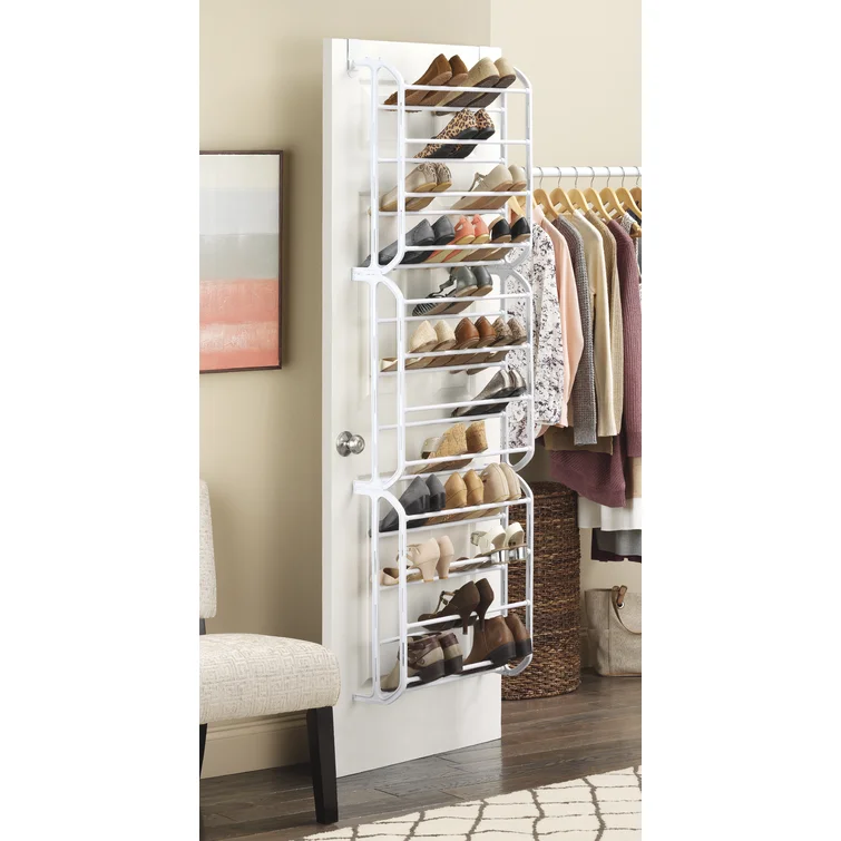 Metal Shoe Hanger Single Shoe Rack 36 Pair Over door Shoe Hot Selling Home Use Rack Display