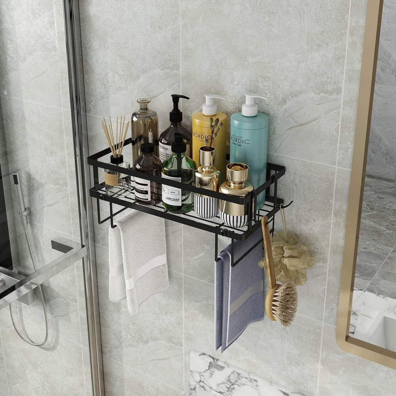 The New Design No Drilling Space Saver Over The Toilet Storage Bathroom Organizer Shelves