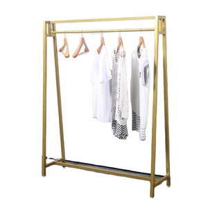 Trendy Fashion Retail Boutique Shop Furniture Custom metal Clothes Display Racks for Clothing Store Design