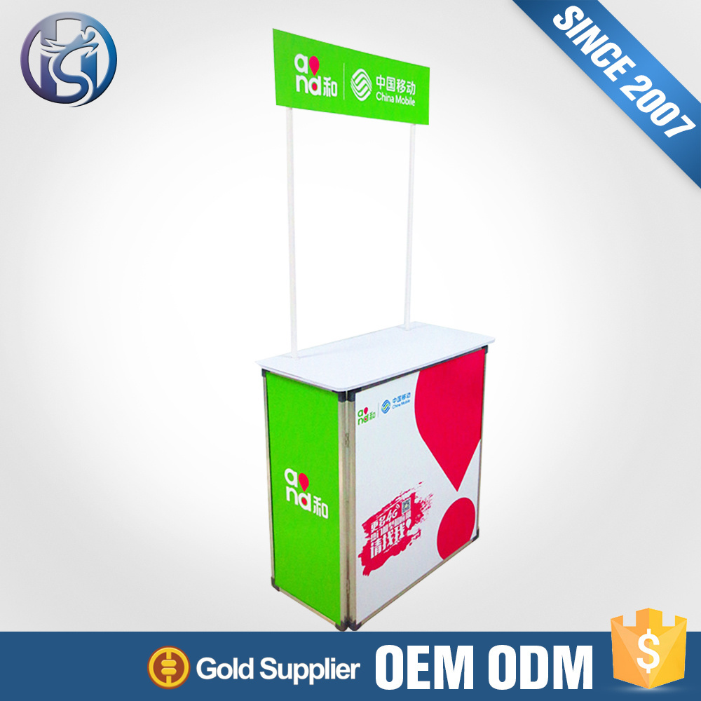 Pop up Counter Table, Foldable Tasting Promotion Booth