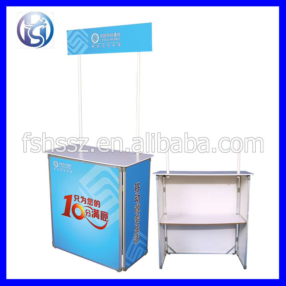 Portable Folding Easy Carry Promotion Table Counter Food Kiosk HS-C1