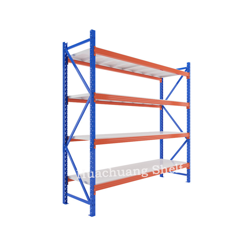 High quality industrial adjustable warehouse rack system steel storage shelf customized 300-800kg metal shelving units