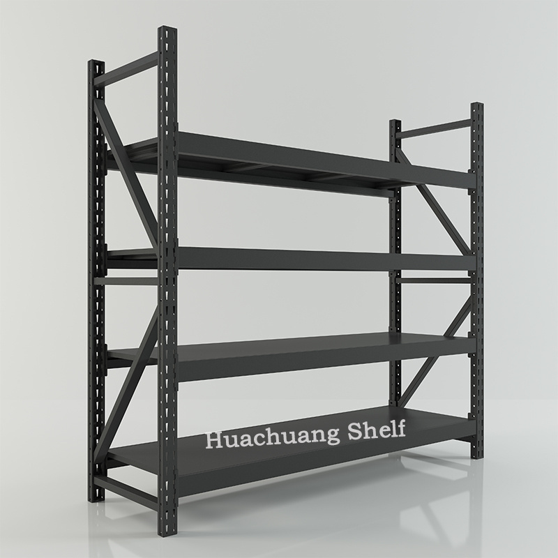 High quality industrial adjustable warehouse rack system steel storage shelf customized 300-800kg metal shelving units