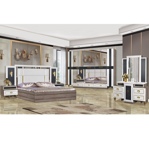 Antique Mirrored Vintage Bedroom Sets Glass Almirah Designs  Storage Furniture Wardrobe With Mirror