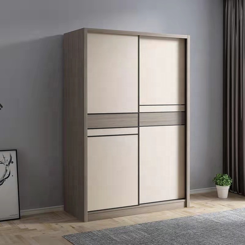 Furniture Set Movable Large Cabinet 2022 Modern Custom Built Wooden Walk In Sliding Door Bedroom Wardrobe Closet