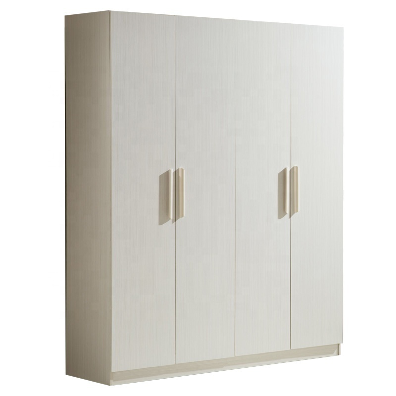 Four Door Girls Wardrobe Closet White Korean Furniture Design