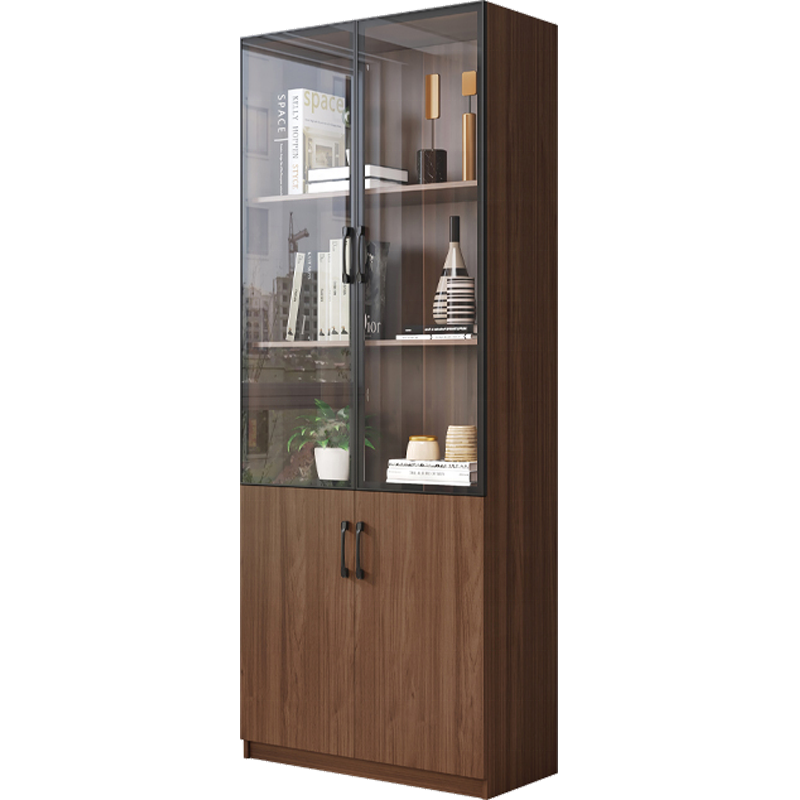 Living Room Moder High Quality Cabinet Reading Bookcase Office Children Corner Glass Modern Book Shelf Wooden With Doors