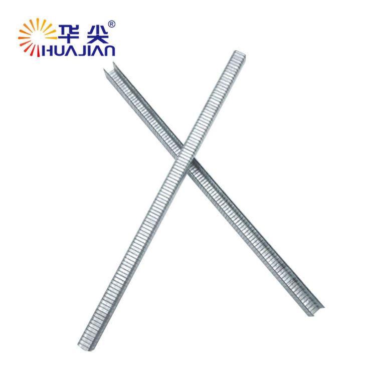 High Quality Pneumatic Staples Stainless Steel Galvanized Staples for Furniture Manufacture 4J Staples Series for Industry