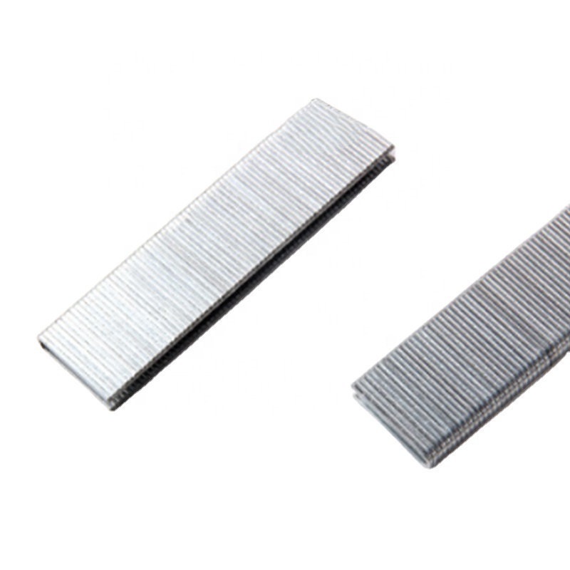 18Ga Industrial Manufacture 35mm Galvanized Steel 5.7mm Crown 90 Staples