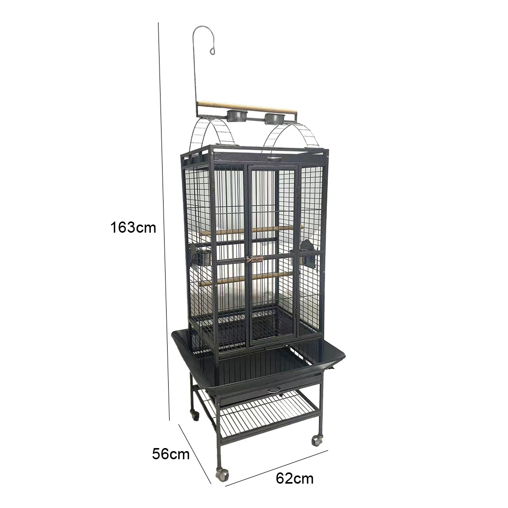 Best Selling Mushroom Bird Cage Aviary Moss Mold Modern Metal Luxury Stainless Steel Parrot Pigeon Cage Feeder