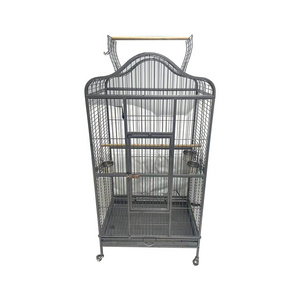 High quality 3 tier stainless steel pigeon breeding cage metal with tray cage