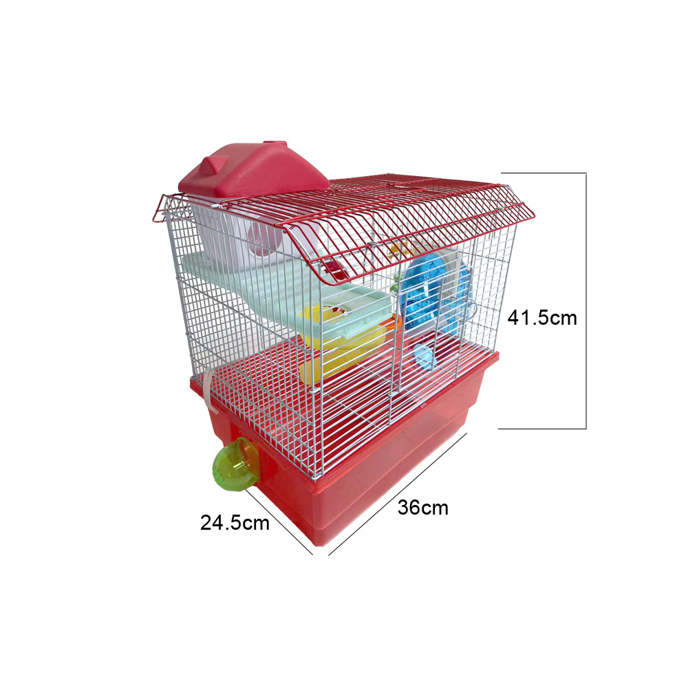 Customized Luxury Guinea Pig Cage Pet Foldable Carrier Portable Castle Hamster Cage