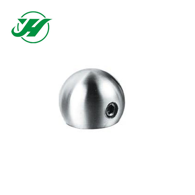 stainless steel round pipe end cap for stair railing