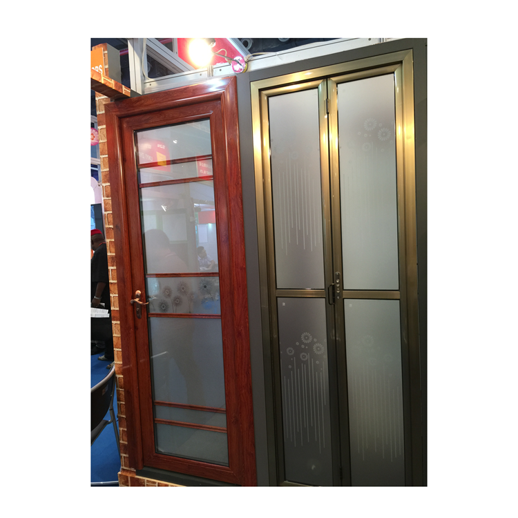 Hot Selling Waterproof Aluminum Profile Bathroom Door Toilet Aluminum Door