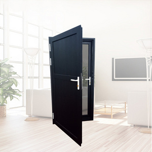 Wholesale security Aluminum Double Glazed French Doors Interior Double Swing Casement Door