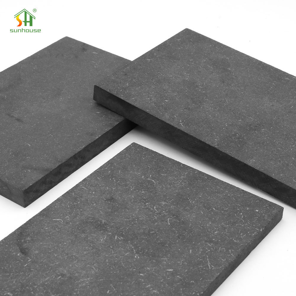 High Quality Black 4*8 MDF Board E1 15mm Medium Density Fiberboard Laminated Black MDF Board