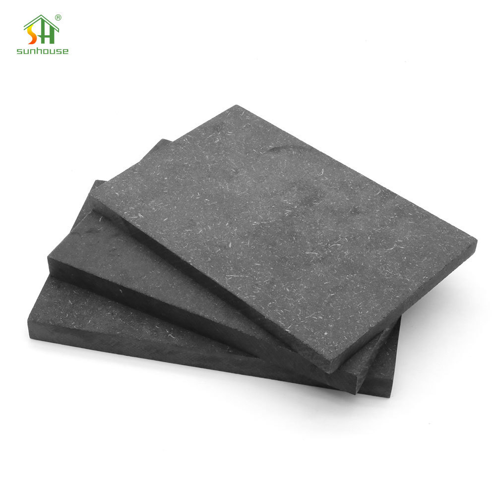 High Quality Black 4*8 MDF Board E1 15mm Medium Density Fiberboard Laminated Black MDF Board