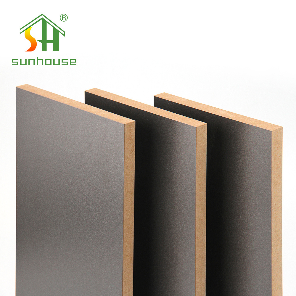 High Quality E1 4*8 Medium Density Wood Fiberboard 18mm Melamine MDF Board