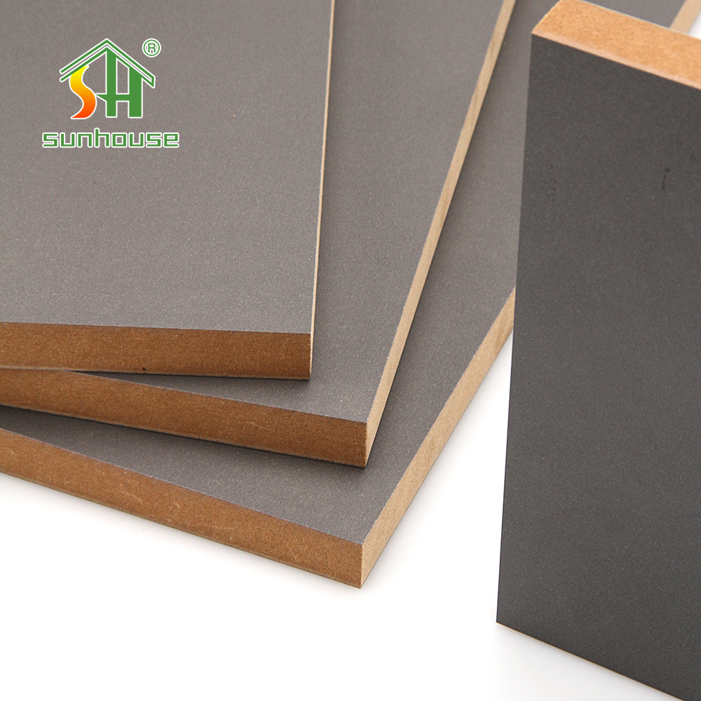 High Quality E1 4*8 Medium Density Wood Fiberboard 18mm Melamine MDF Board