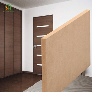 18mm Plain MDF Raw Wood FiberBoards Wood  standard Laminated MDF Board 1220*2440Mm