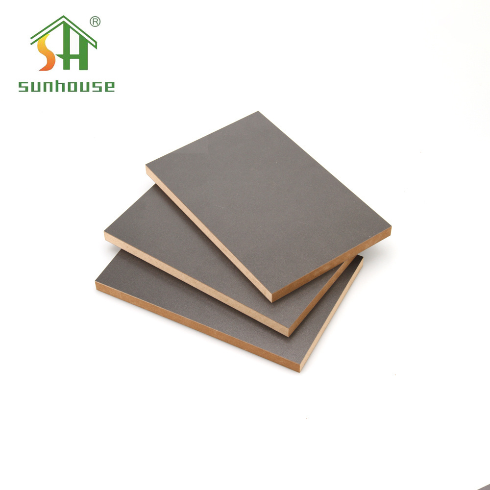 High Quality E1 4*8 Medium Density Wood Fiberboard 18mm Melamine MDF Board