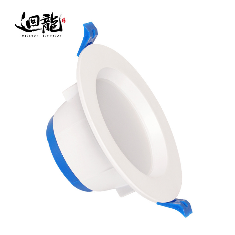 Good selling cylindrical frameless double head led downlight hidden camera