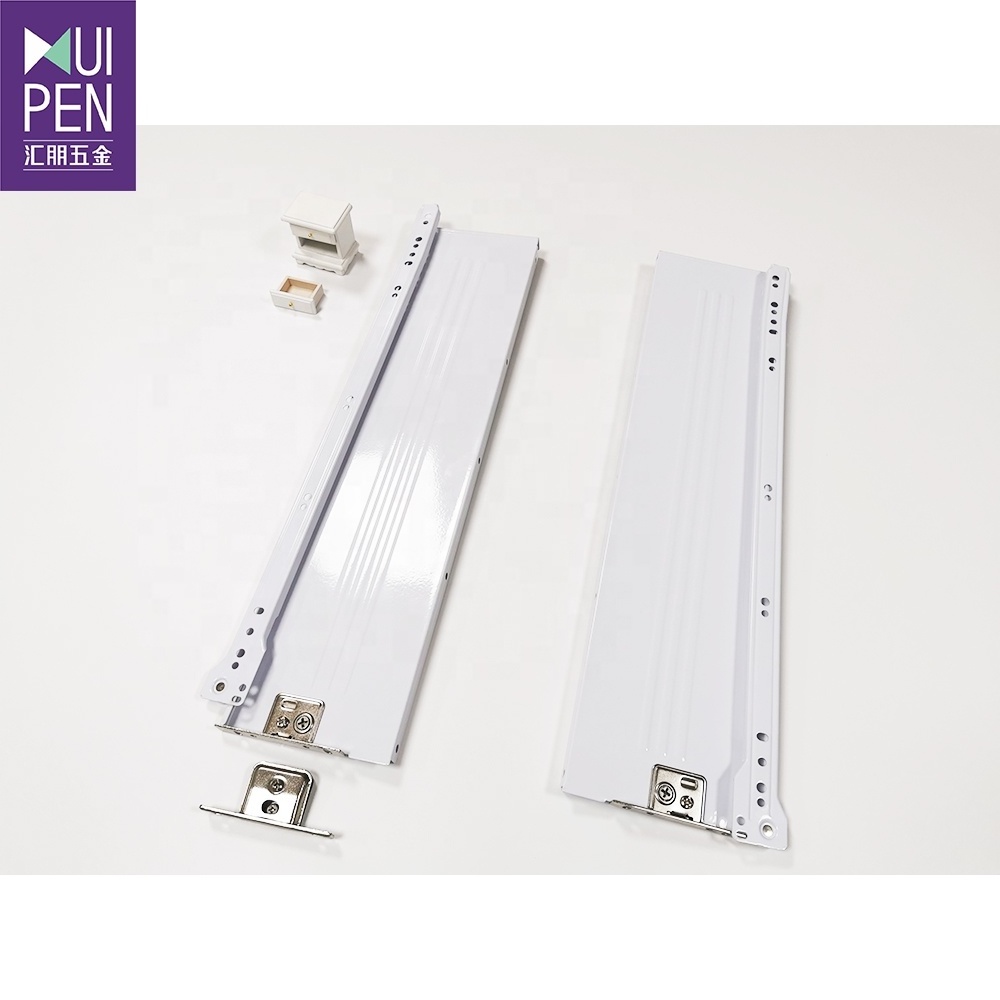 full extension metal box drawer slide 85mm/118mm/150mm height luxury metal box drawer slide roller runner