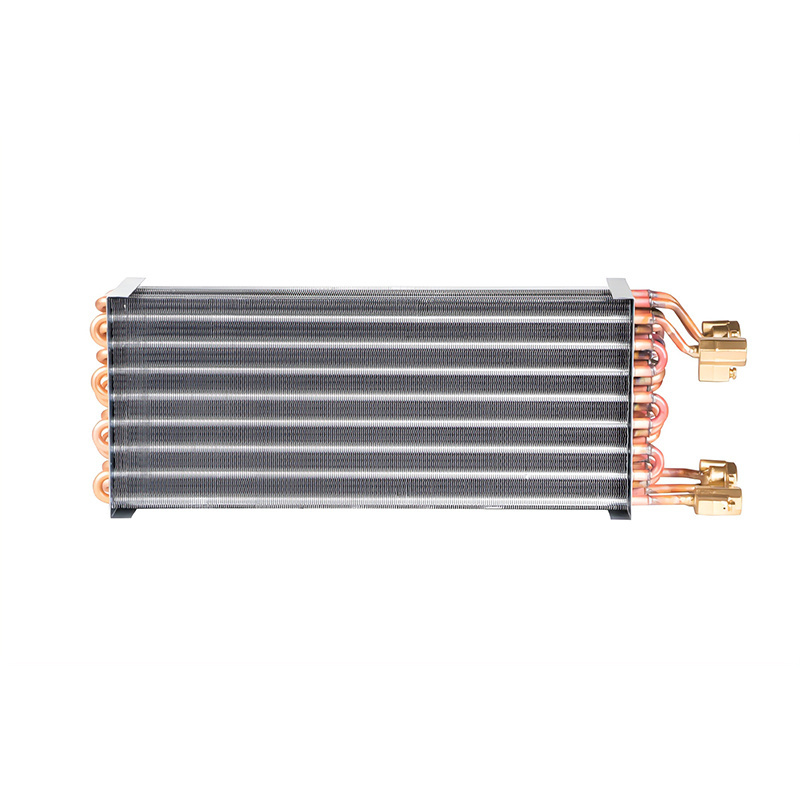 High quality copper finned copper tube heat exchanger coil Thickened evaporator condenser