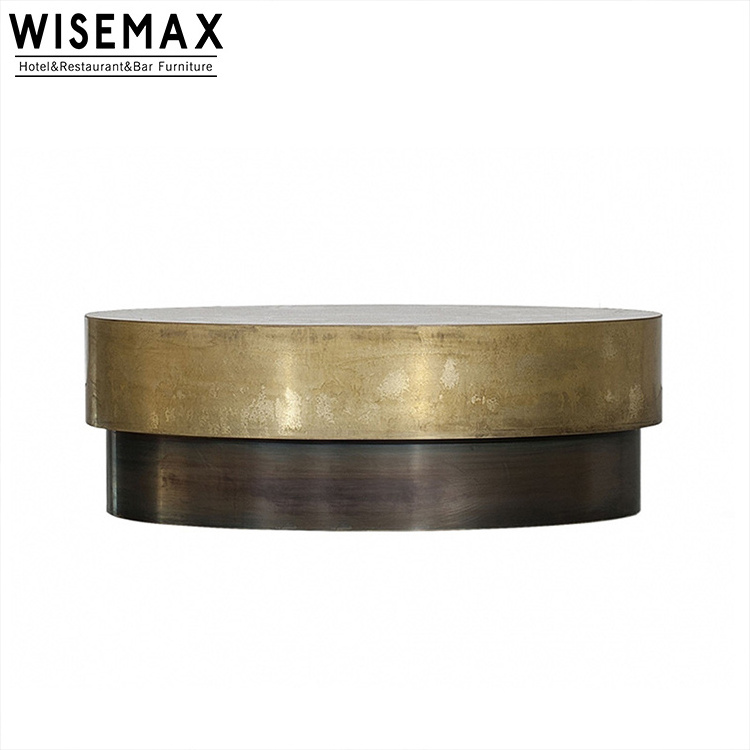 Light Luxury Modern Center Table Nordic Style Living Room Gold Stainless Steel Oval Coffee Table Side Table For Sale