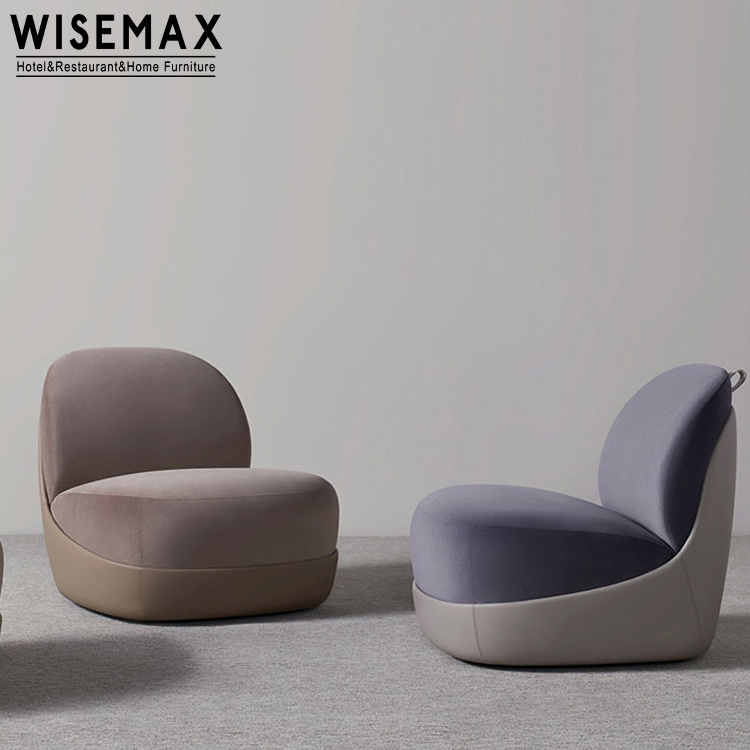 WISEMAX FURNITURE floor chair lazy sofa bean bag living room furniture sofas fabric single sofa designer lounge chair for home